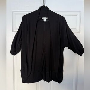 White House Black Market Elegant Black Cardigan